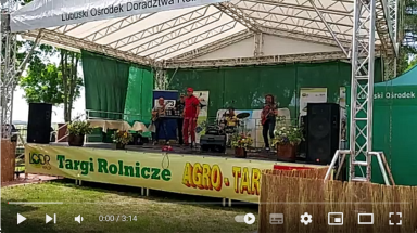 Utwór Student - koncert w Kalsku, podczas XXIX Targów Rolniczych AGRO-TARG, maj 2023r. Organizatorem tej wystawienniczo-promocyjnej imprezy był Lubuski Ośrodek Doradztwa Rolniczego w Kalsku, województ